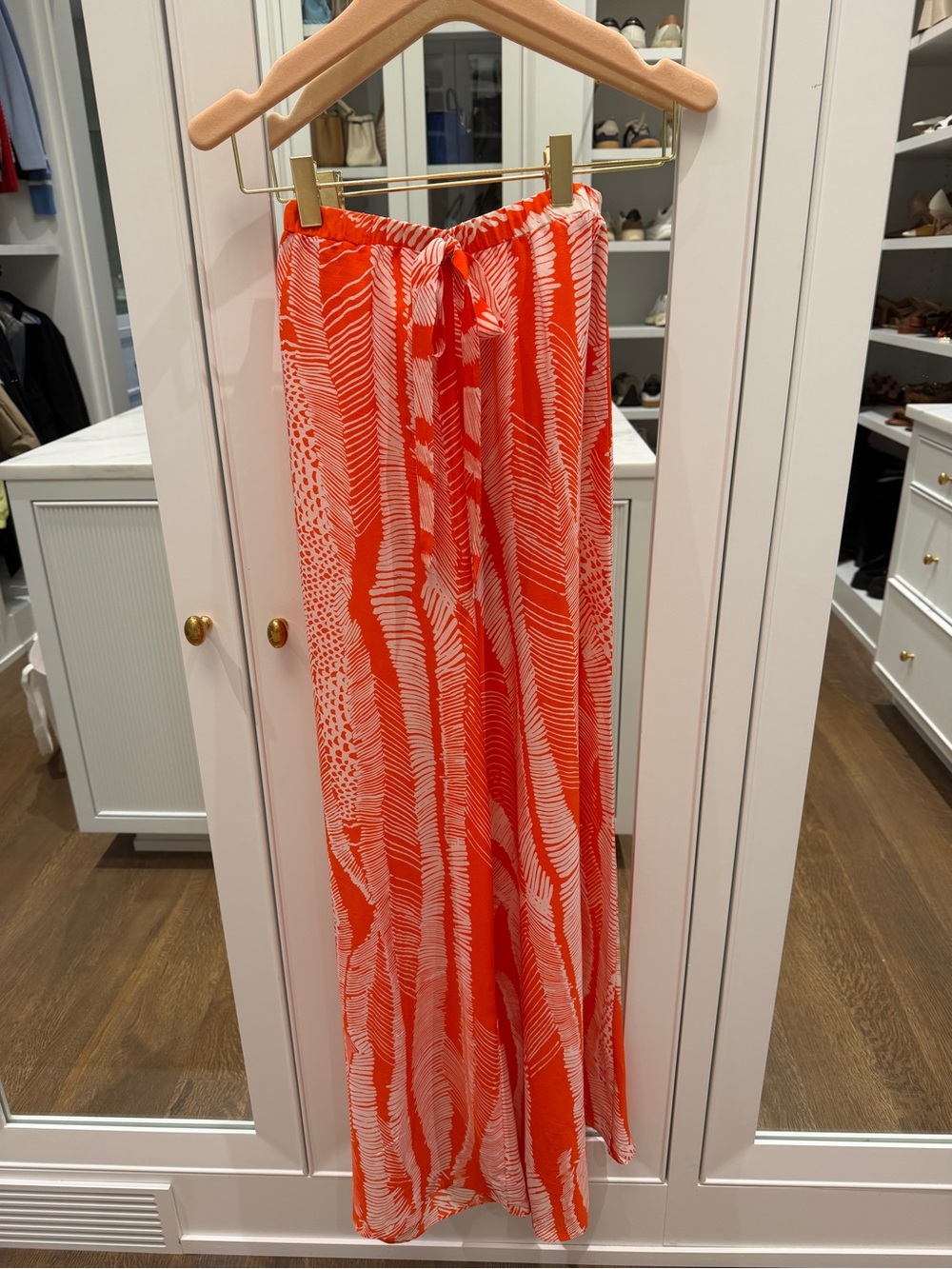 Alexis Orange & White Wide Leg pant